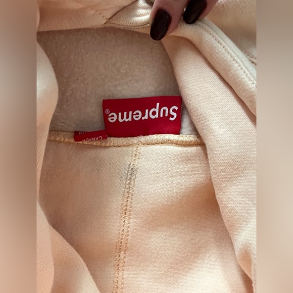 Supreme Box Logo Hoodie Peach 🍑 - Picture 3 of 5